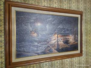 Terry Redlin Wall Art Evening Frost - 29 x 19