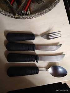 Platter with Serving Utensils Including OXO Brand