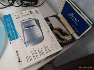 Portable Radio & Vintage Norelco Shaver