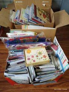 (2) Boxes of Stationery
