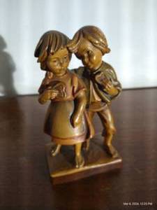 Vintage Wooden Figurine