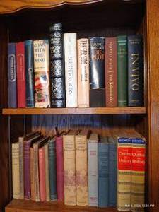 (2) Shelves of Classic & Vintage Books