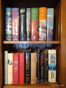 (2) Shelves of Fiction Books