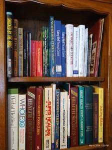 (2) Shelves of Books - Mostly Health & Reference
