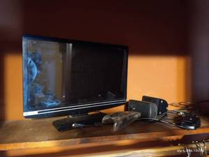 Computer Monitor, Speakers, & Mouse