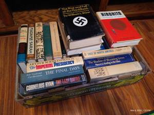 Box of Nonfiction Books - Biographies, History, Etc.