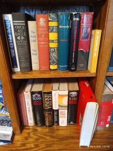 (2) Shelves of Books - Novels & Non-Fiction