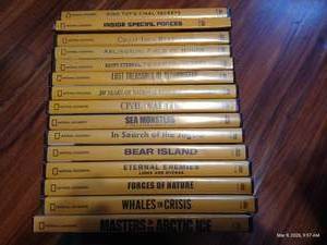 (15) National Geographic DVDs - (12) are New