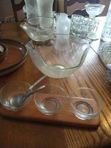 Chip & Dip Bowl and Condiment Tray