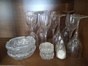 Shelf of Glassware