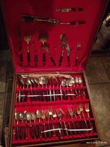 Boxed Set of Flatware & Serving Pieces