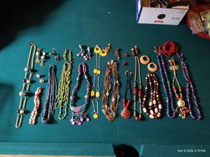 Colorful Jewelry Lot - Matching Necklace & Earring Sets