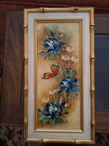 Beautiful Butterfly & Flower (Oil) Painting