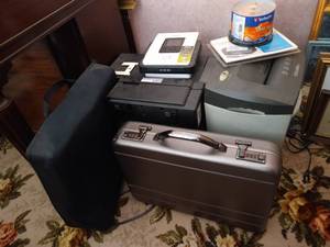 Office Lot - Shredder, Briefcase, DVD Recorder, Computer Tower, Printer, Etc.