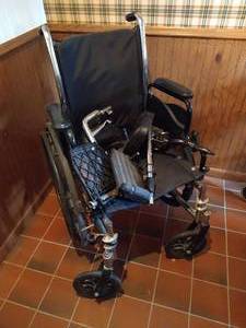 Invacare Wheelchair with Leg & Foot Rests