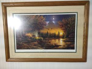 Terry Redlin Framed Print Evening Solitude