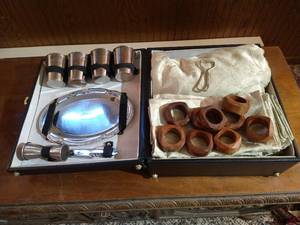 Shot Set, Tablecloth, Napkins, & Napkin Rings