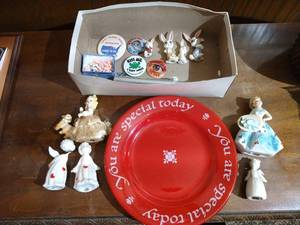 Birthday Plate & Vintage Decor