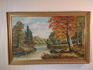 Framed Oil Painting - Beller