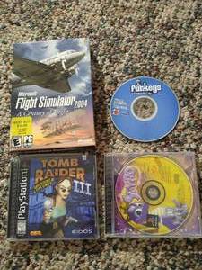 Microsoft Flight Simulator 2004 for PC & (2) Play Station Games