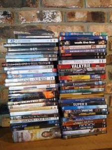 (2) Stacks of DVD Movies