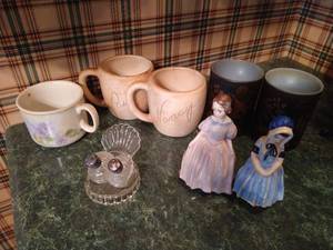 Mugs, S&P Shakers, Figurines
