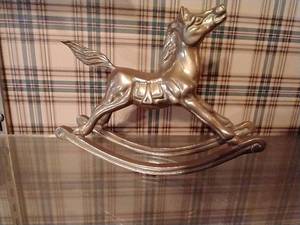 Brass Rocking Horse