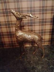 Leonard Solid Brass Deer (Buck)
