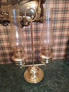 Brass Double Oil Lamp