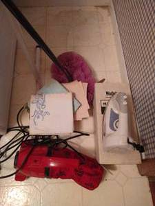 Iron, Dirt Devil, Vintage Linens & Iron-On Stencils for Embroidery