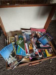 Large Ephemera Lot in Vintage Suitcase
