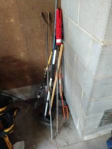 Fishing Rod, Rod Holders, & Empty Tackle Box