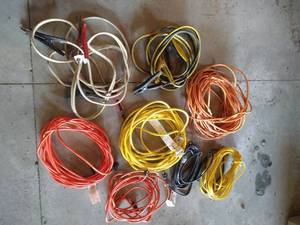 Extension Cords & (2) Jumper Cables