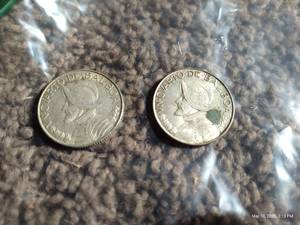 (2) Silver Panama Coins