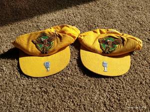 (2) Caps from Walter Cronkite's Visit to Da Nang