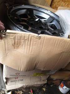 lot 58 image: Set of 4 Wheel Pros KMC Rock Star B...