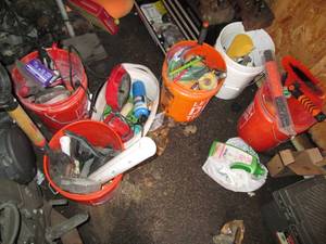 lot 67 image: Bundle of 5-gallon buckets of aweso...