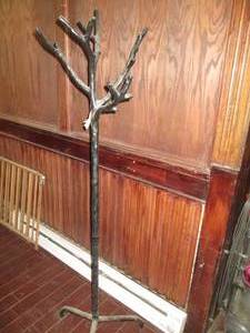 lot 81 image: Pottery Barn Twig Coat Rack...