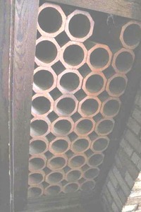 lot 100 image: 36pc Stackable Hex shape Tera Cotta...