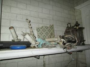 lot 244 image: Lot of vintage light fixtures...