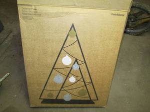 lot 256 image: Crate & Barrel Ornament Tree...