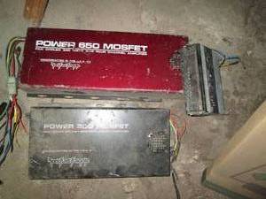 lot 265 image: 2 Rockford Fosgate power amps and a...