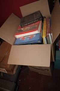 lot 167 image: 2 large boxes of assorted cookbooks...