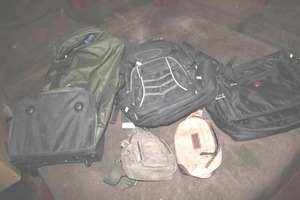 lot 197 image: Rolling travel duffle, laptop backp...