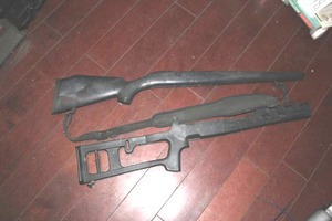 lot 286 image: Stock and rifle body (no action par...