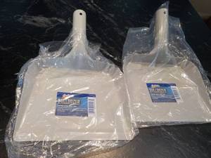 lot 12 image: 2 Quickie Bulldozer Steel Dust Pans...