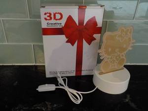 lot 23 image: 3D Creative Visualization Lamp...