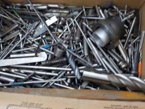 lot 104 image: Box of Drill Bits and Misc...
