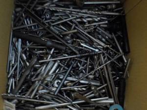 lot 108 image: Box of Drill Bits and Misc...