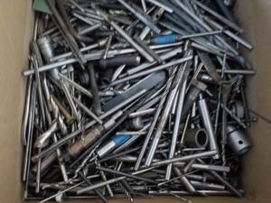 lot 111 image: Box of Drill Bits and Misc...